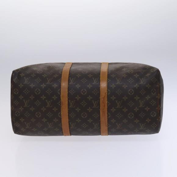 LOUIS VUITTON Monogram Keepall 50 Boston Bag M41426 LV Auth BD1916 - Picture 5 of 16